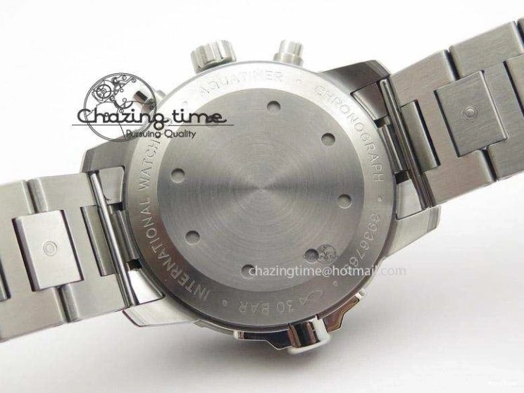 MIROTIME 0404 Versatile Aquatimer Chrono IW376803 V6F 1:1 Best Edition White Dial On SS Bracelet A 7359